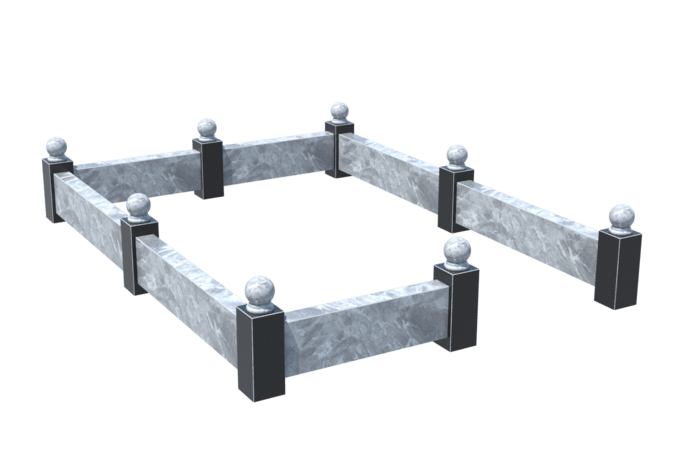 Цоколи на могилу в&nbsp;Йошкар-Оле | Цоколь на могилу №0031