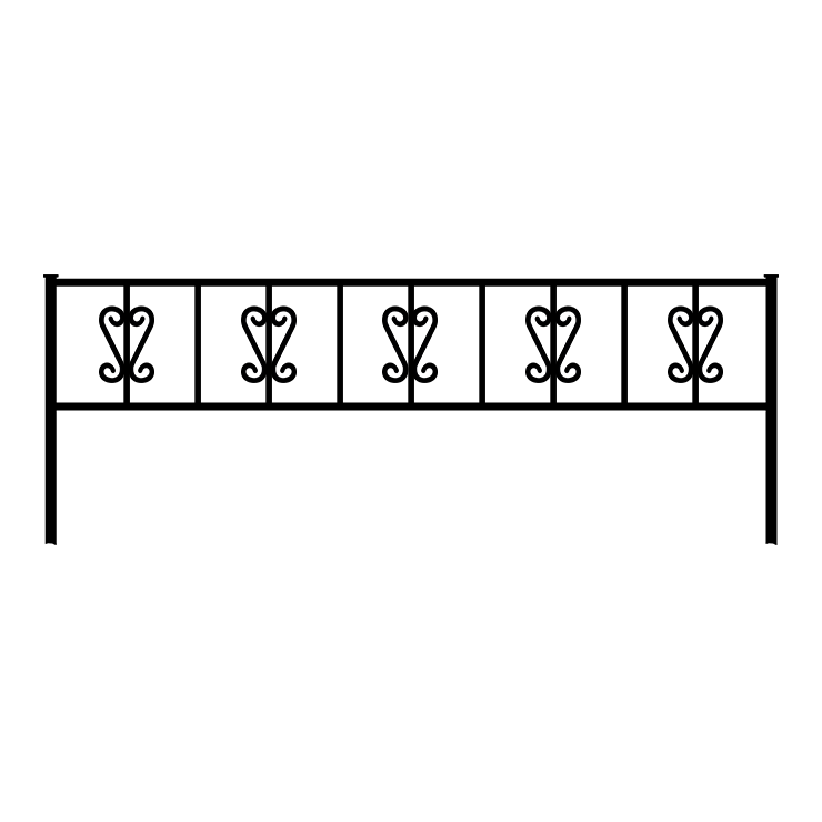 Металлические оградки, столы, скамейки в&nbsp;Йошкар-Оле | Оградка №8