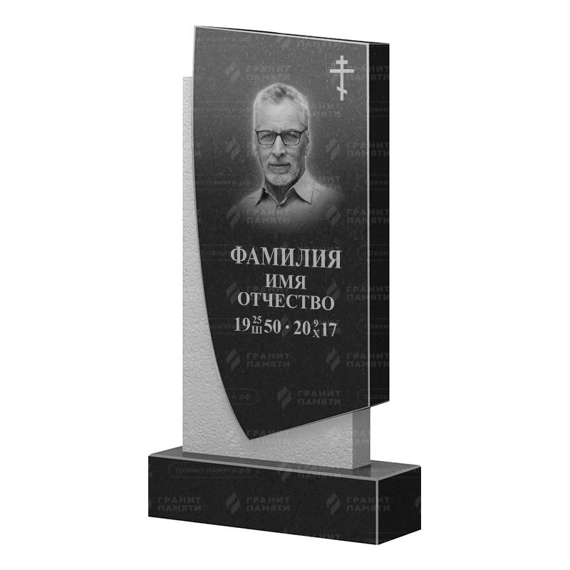 Памятники из гранита вертикальные в&nbsp;Йошкар-Оле | Гранитный памятник ФГ-075