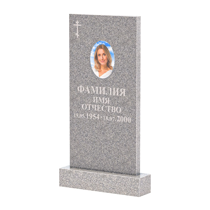 Памятники из цветного гранита в&nbsp;Йошкар-Оле | Памятник из Сибирского гранита прямой