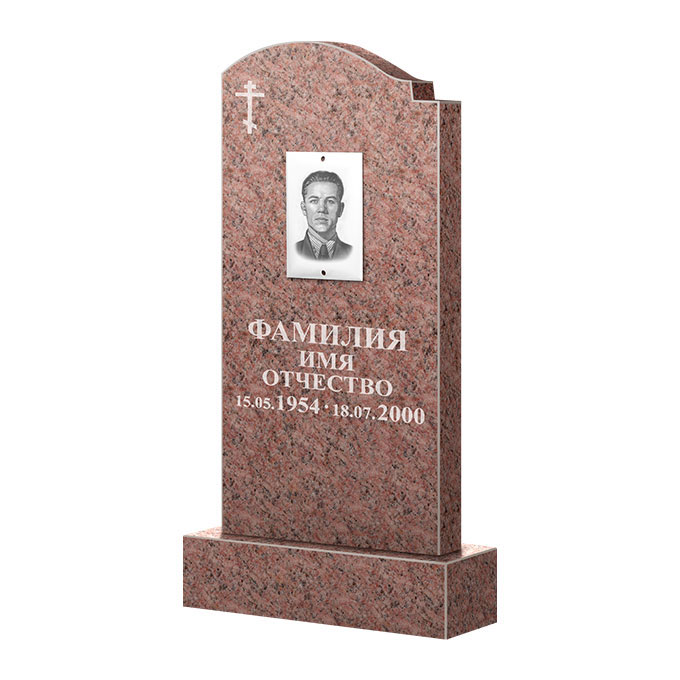 Гранитные памятники в&nbsp;Йошкар-Оле | Памятник из гранита Розалия Pink ФГЦ-25