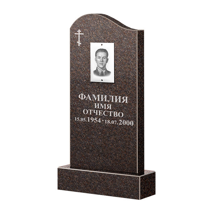 Памятники из цветного гранита в&nbsp;Йошкар-Оле | Памятник из гранита Карел Brown ФГЦ-030