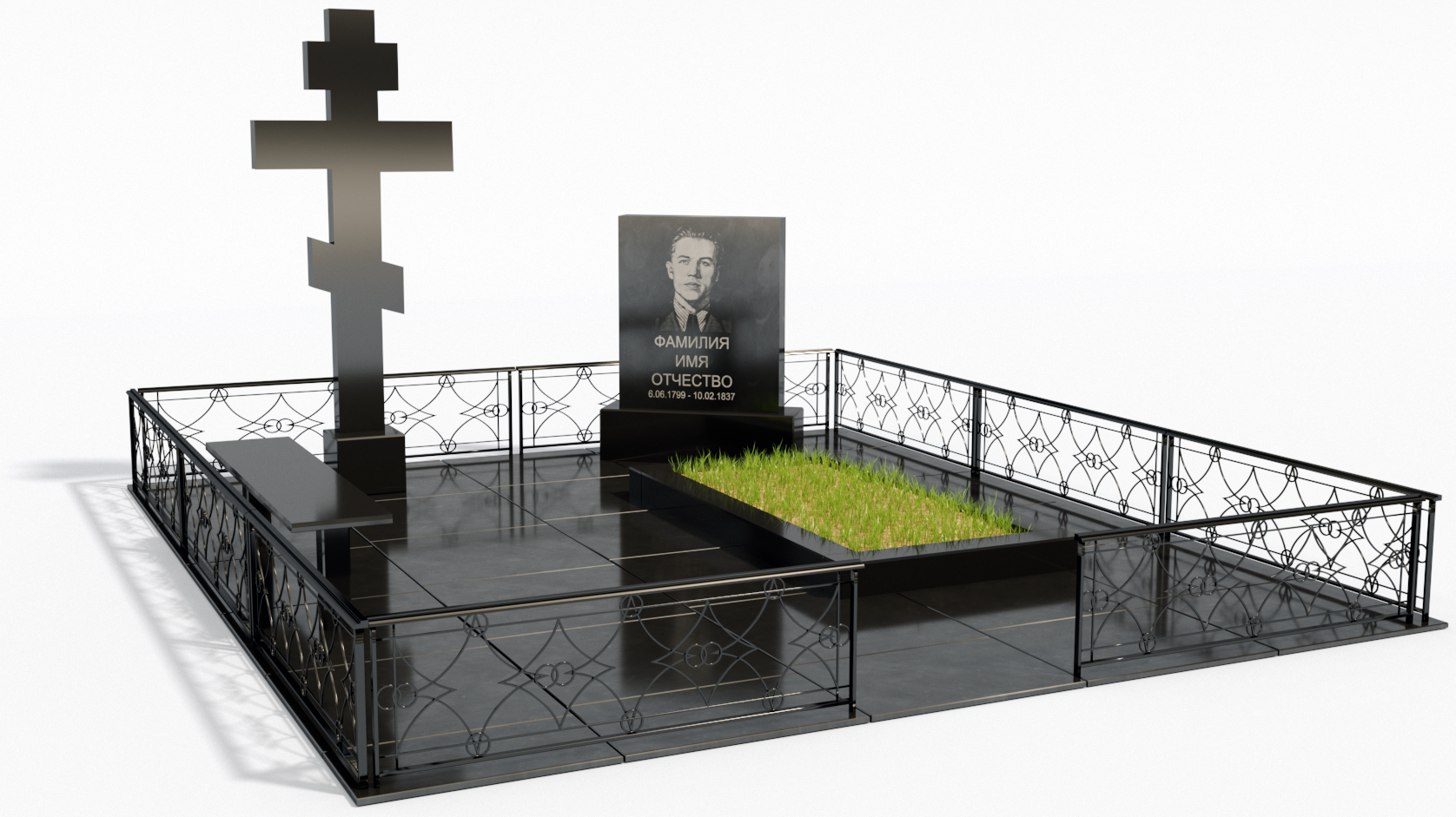 Одинарные мемориальные комплексы в&nbsp;Йошкар-Оле | Мемориальный комплекс №1