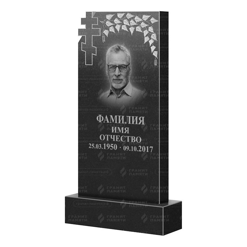 Памятники из гранита с деревом в&nbsp;Йошкар-Оле | Гранитный памятник ФГ-202