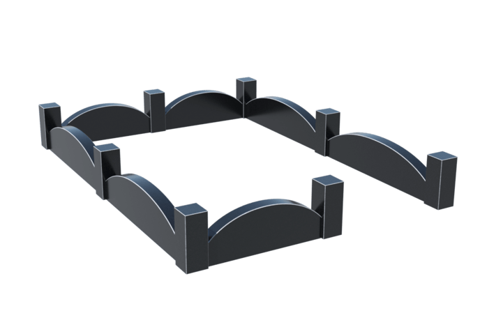 Цоколи на могилу в&nbsp;Йошкар-Оле | Цоколь на могилу №0001