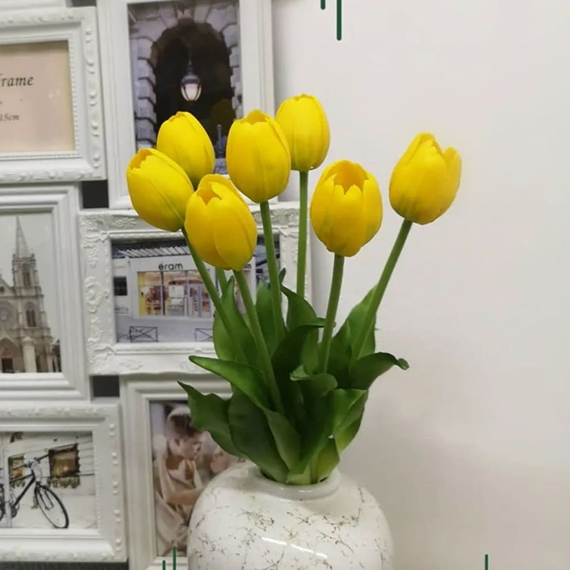 Искусственные цветы в Йошкар-Оле | Цветы искусственные «Тюльпаны», желтые, букет