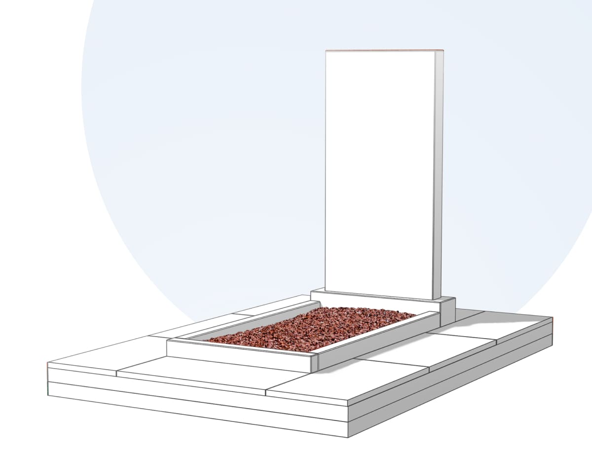 Засыпка цветника камушками в Йошкар-Оле