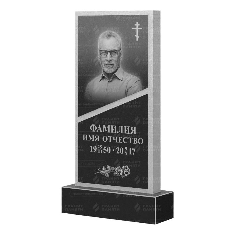 Памятники из гранита вертикальные в&nbsp;Йошкар-Оле | Гранитный памятник ФГ-164