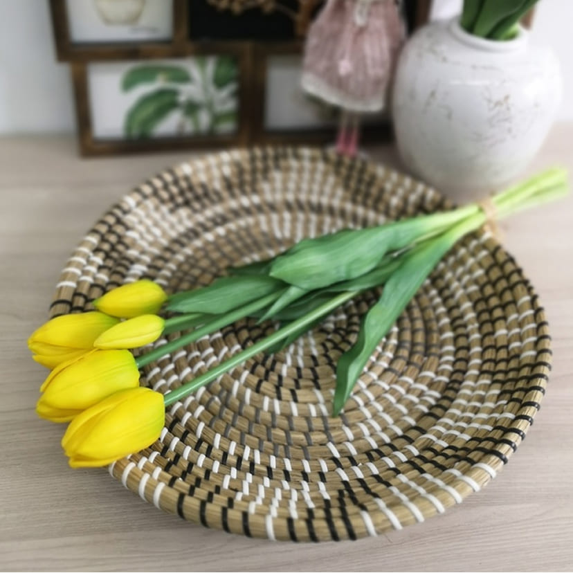 Искусственные цветы в Йошкар-Оле | Цветы искусственные «Тюльпаны, бутоны», желтые, букет