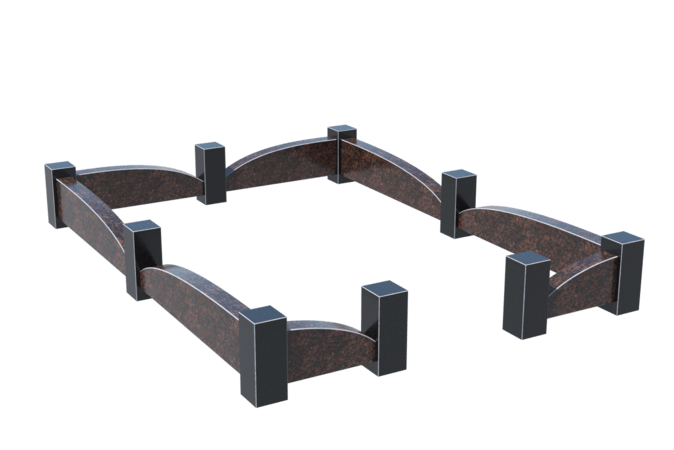 Цоколи на могилу в&nbsp;Йошкар-Оле | Цоколь на могилу №0042