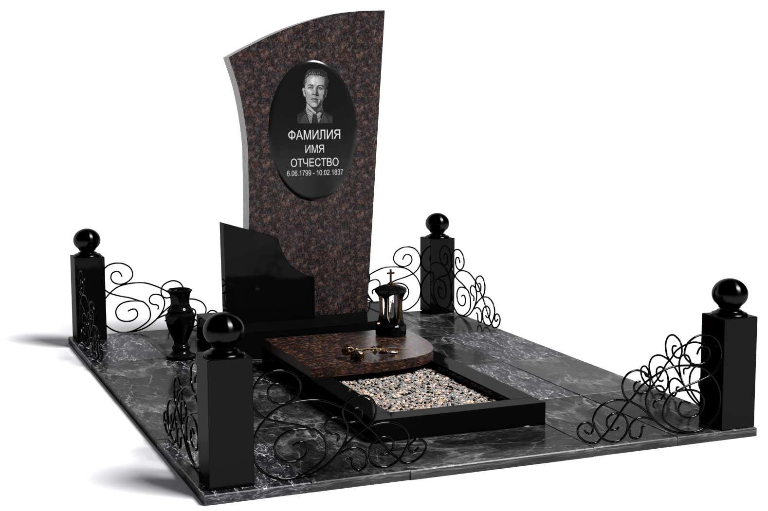 Одинарные мемориальные комплексы в&nbsp;Йошкар-Оле | Мемориальный комплекс №12