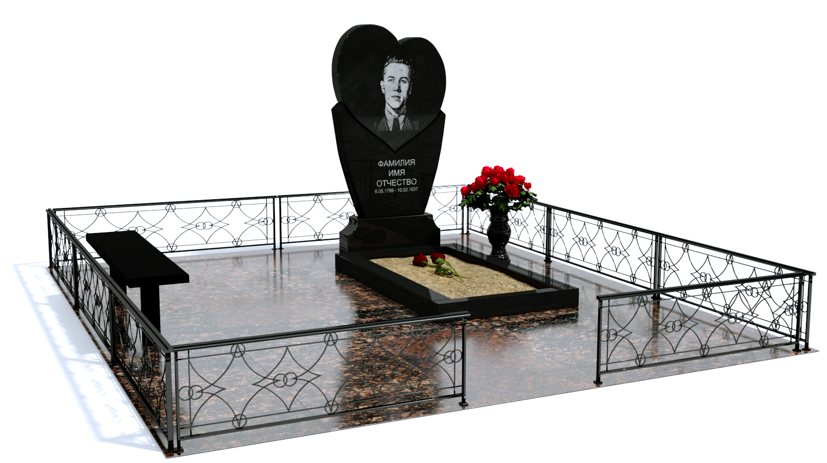 Одинарные мемориальные комплексы в&nbsp;Йошкар-Оле | Мемориальный комплекс №2