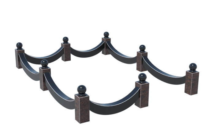 Цоколи на могилу в&nbsp;Йошкар-Оле | Цоколь на могилу №0026