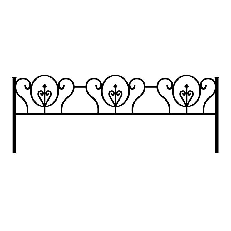 Металлические оградки, столы, скамейки в&nbsp;Йошкар-Оле | Оградка №3