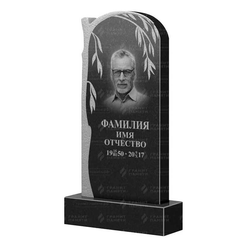 Памятники из гранита с деревом в&nbsp;Йошкар-Оле | Гранитный памятник ФГ-090