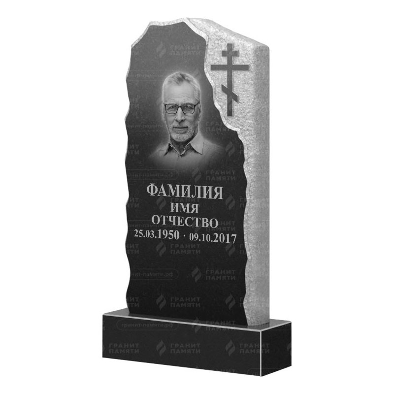 Памятники из гранита с обколом, скалы в&nbsp;Йошкар-Оле | Гранитный памятник ФГ-231