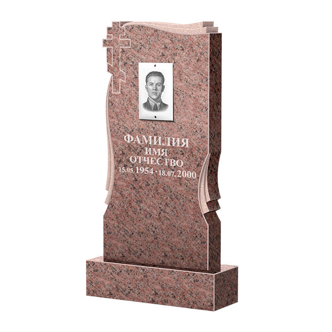 Гранитные памятники в&nbsp;Йошкар-Оле | Памятник из гранита Розалия Pink ФГЦ-185