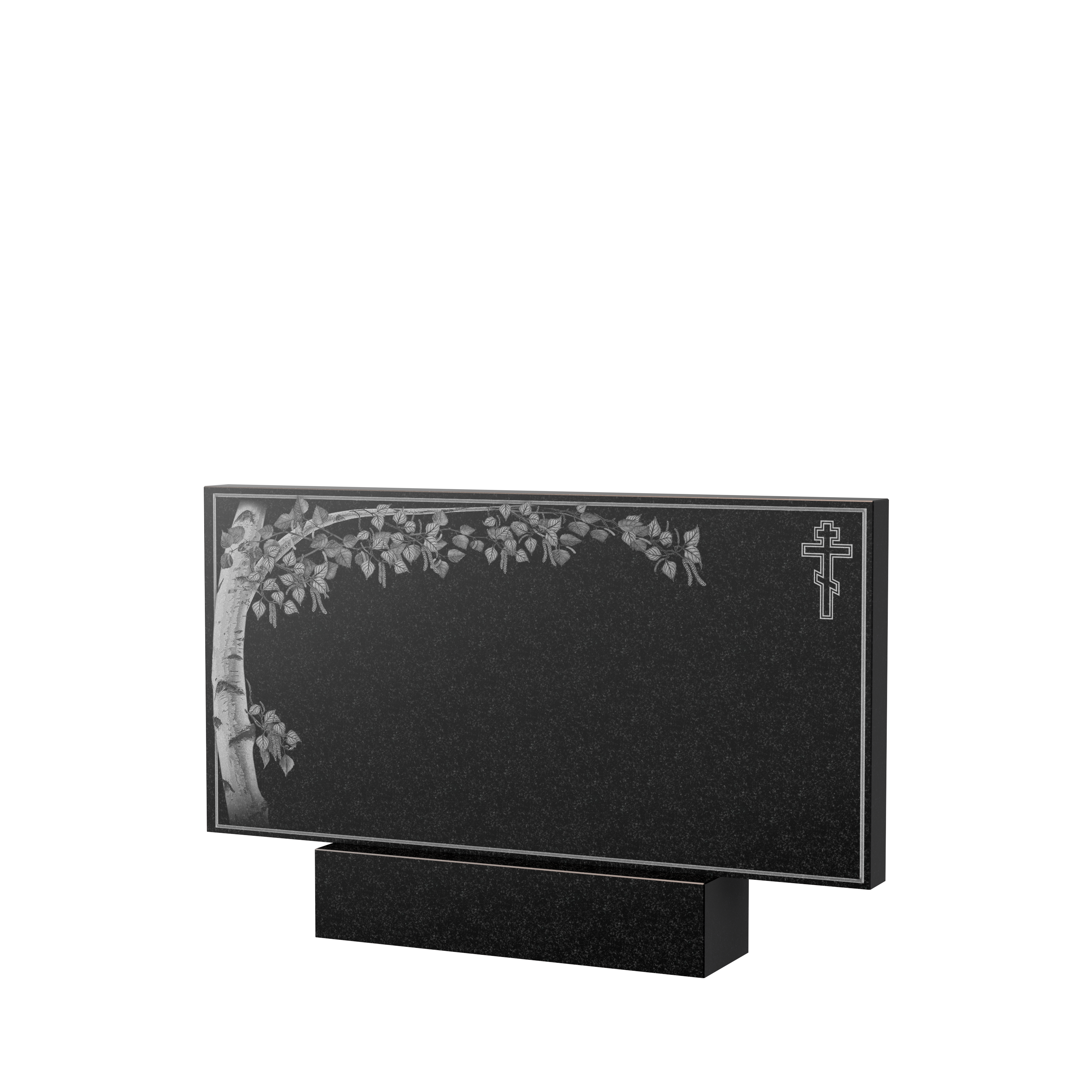 Художественное оформление памятника в&nbsp;Йошкар-Оле | Художественное оформление на гранитную стелу, рисунок ГХО-005