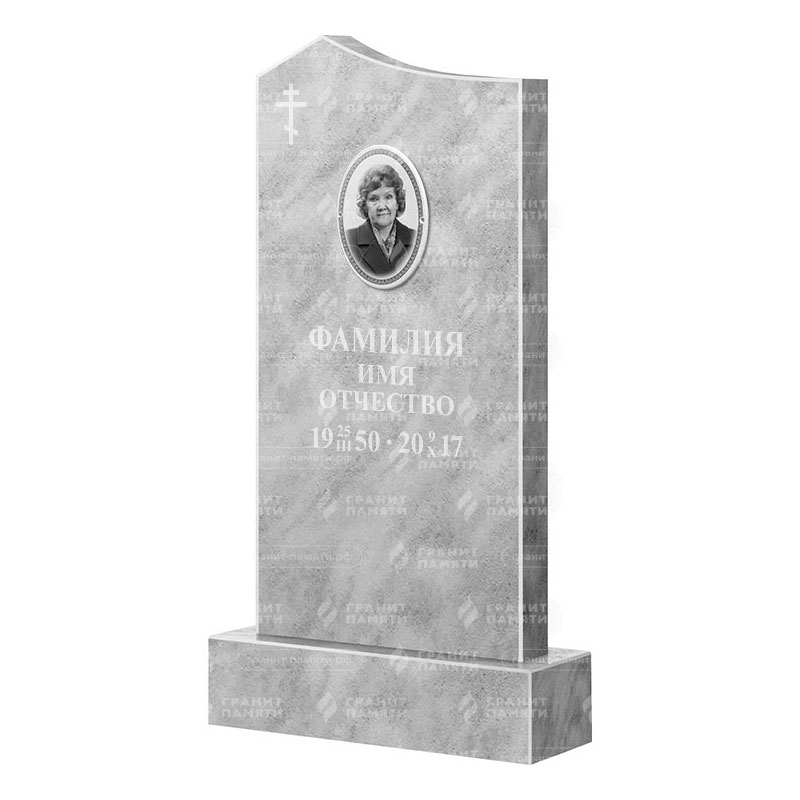 Бюджетные памятники в&nbsp;Йошкар-Оле | Мраморный памятник ФМ-008