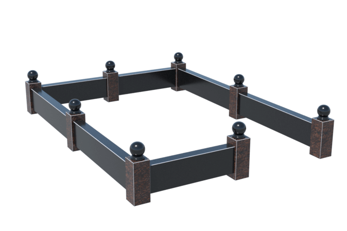 Цоколи на могилу в&nbsp;Йошкар-Оле | Цоколь на могилу №0035