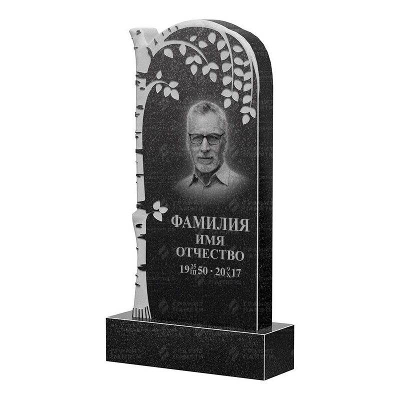 Памятники из гранита с деревом в&nbsp;Йошкар-Оле | Гранитный памятник ФГ-091