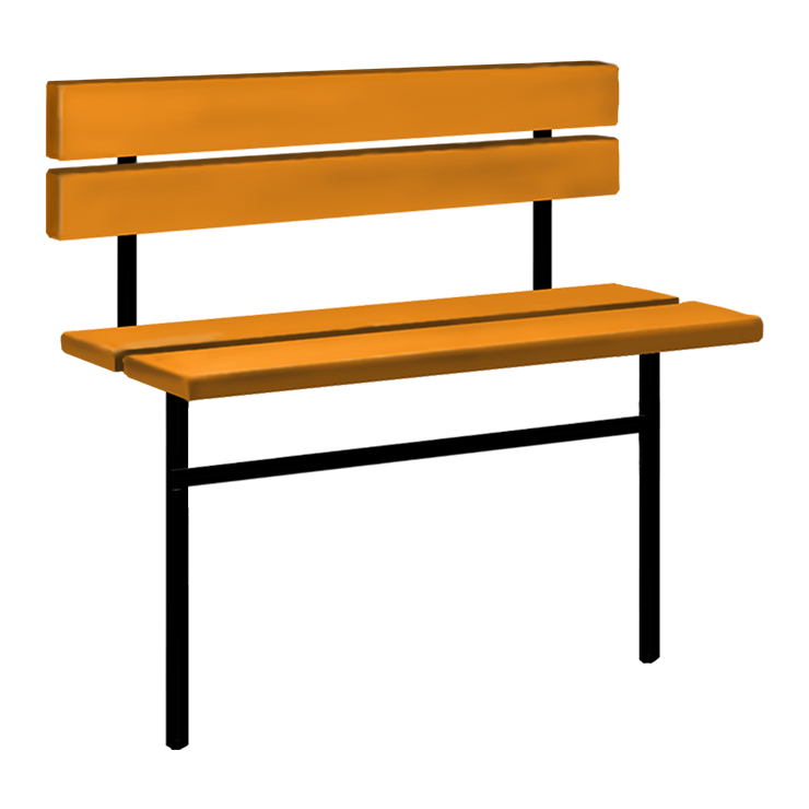 Металлические оградки, столы, скамейки в&nbsp;Йошкар-Оле | Скамейка №3 со спинкой