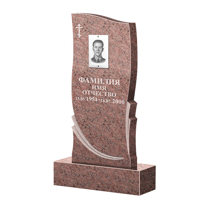 Гранитные памятники в&nbsp;Йошкар-Оле | Памятник из гранита Розалия Pink ФГЦ-044