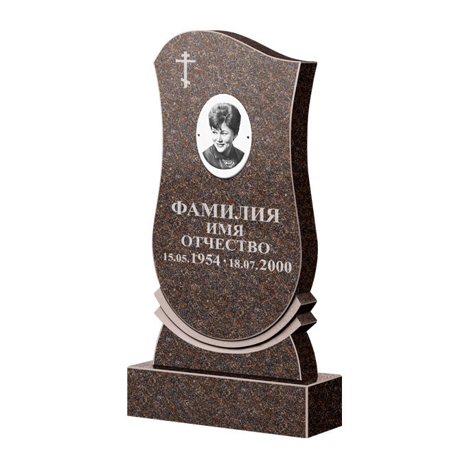 Гранитные памятники в&nbsp;Йошкар-Оле | Памятник из гранита Карел Brown ФГЦ-056