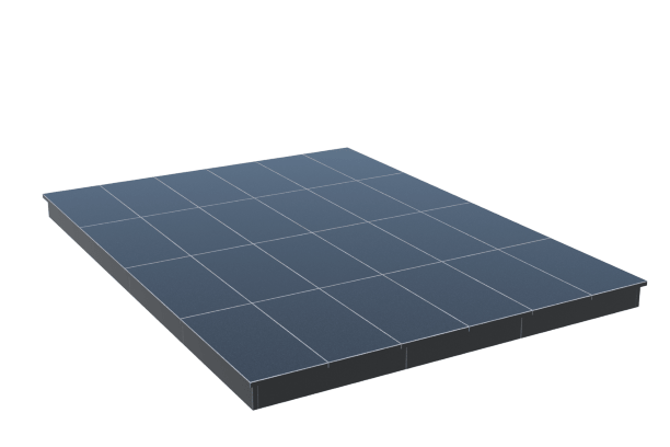 Площадки на могилу в&nbsp;Йошкар-Оле | Площадка с вертикальной (10 см) облицовкой гранитом Габбро