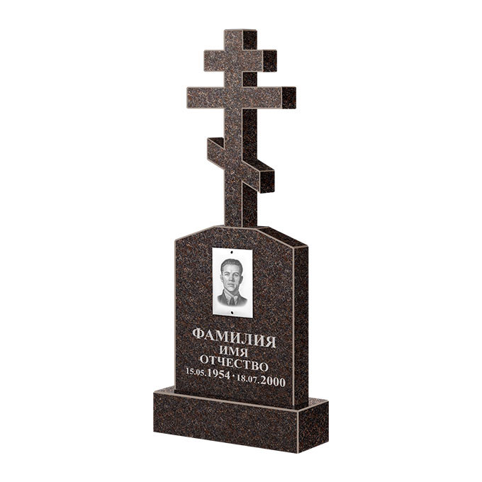 Гранитные памятники в&nbsp;Йошкар-Оле | Памятник из гранита Карел Brown ФГЦ-099