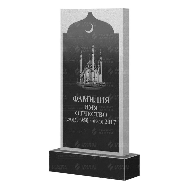 Мусульманские памятники на могилу в&nbsp;Йошкар-Оле | Гранитный памятник ФГ-167