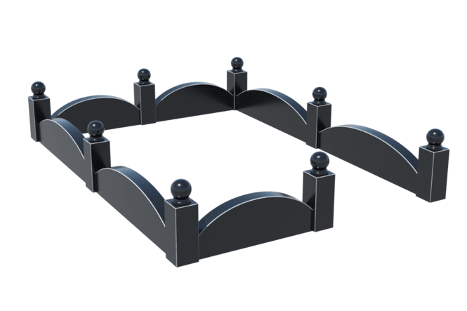 Цоколи на могилу в&nbsp;Йошкар-Оле | Цоколь на могилу №0002