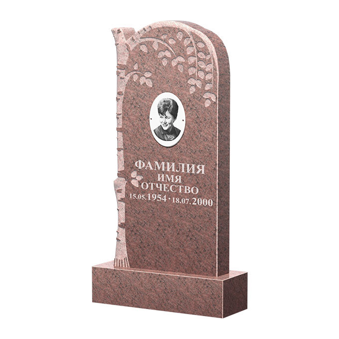 Гранитные памятники в&nbsp;Йошкар-Оле | Памятник из гранита Розалия Pink ФГЦ-091