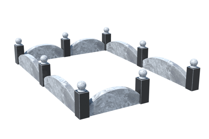 Цоколи на могилу в&nbsp;Йошкар-Оле | Цоколь на могилу №0003