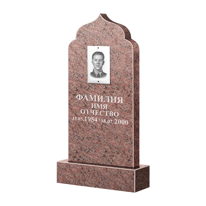 Гранитные памятники в&nbsp;Йошкар-Оле | Памятник из гранита Розалия Pink ФГЦ-037