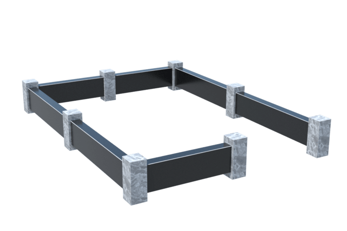 Цоколи на могилу в&nbsp;Йошкар-Оле | Цоколь на могилу №0032